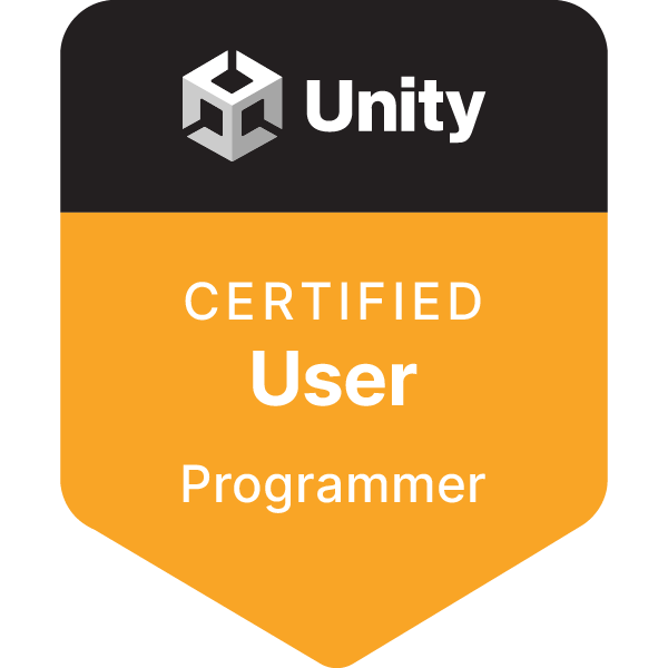 Unity Certified Programmer Badge